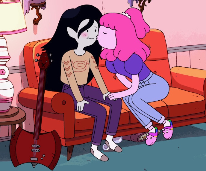 marceline bubblegum kiss