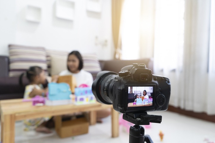 Lesbian family vlogging